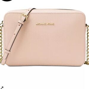 Michael Kors Leather Jet Set East West Crossbody Purse